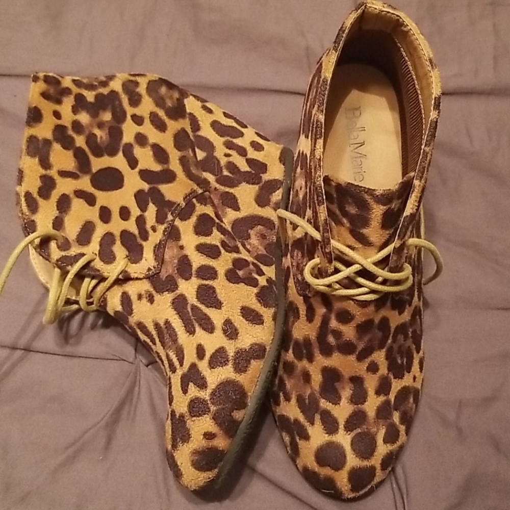 Leopard booties